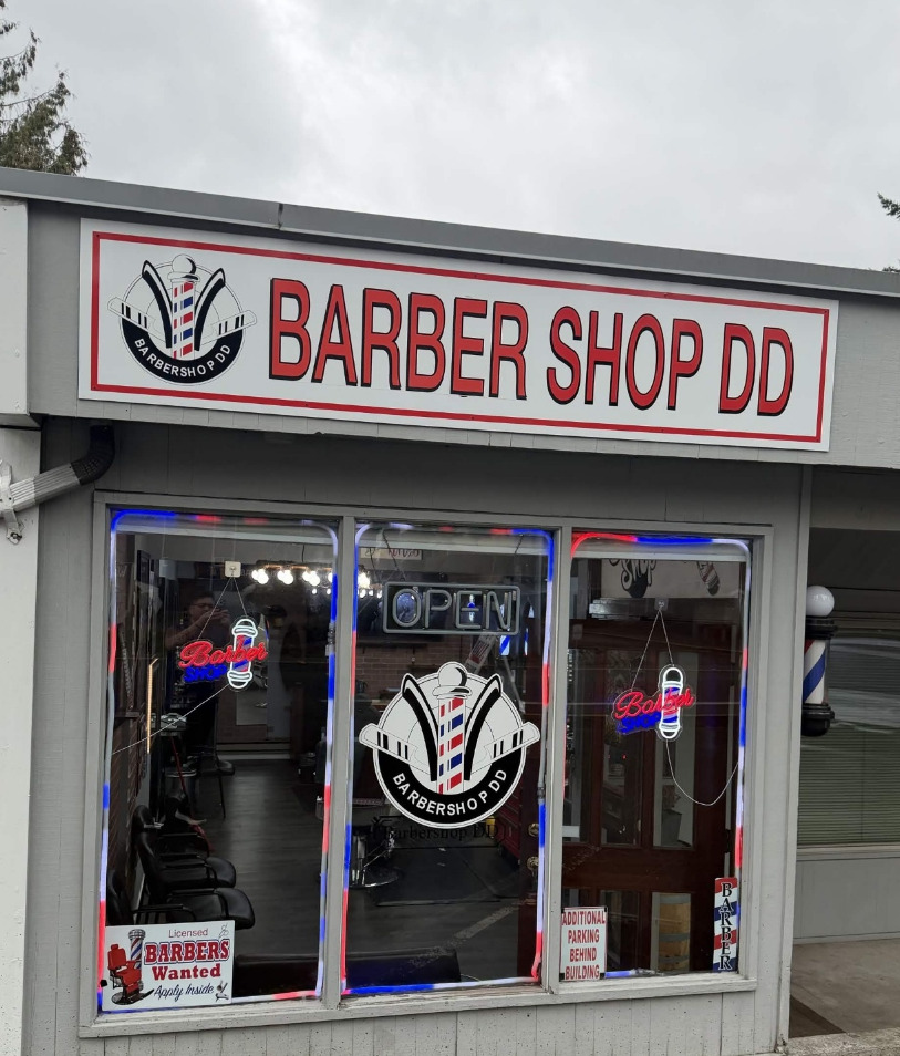 Barbershop DD storefront in Shoreline